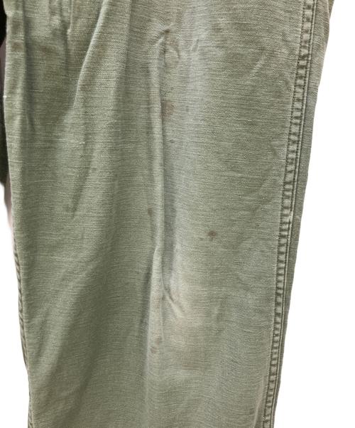 ノーブランド（ノーブランド）ノーブランド (ノーブランド) ベイカーパンツ OG-107 TYPE1 オリーブ サイズ:42×31の古着・服飾アイテム