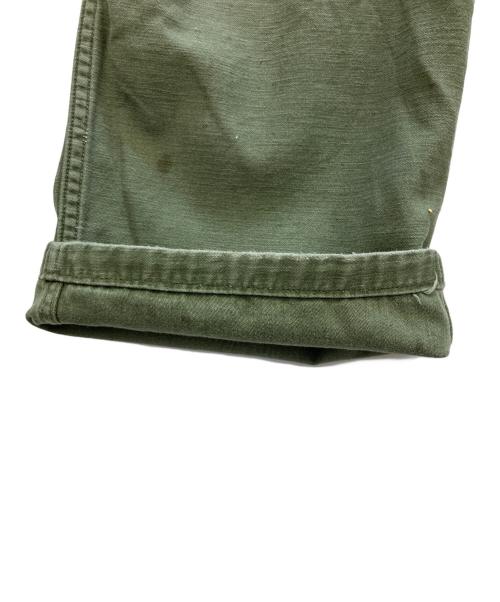 ノーブランド（ノーブランド）ノーブランド (ノーブランド) ベイカーパンツ OG-107 TYPE1 オリーブ サイズ:42×31の古着・服飾アイテム