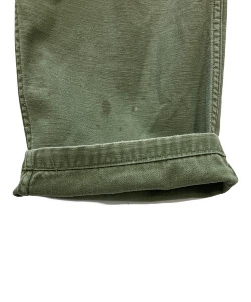 ノーブランド（ノーブランド）ノーブランド (ノーブランド) ベイカーパンツ OG-107 TYPE1 オリーブ サイズ:42×31の古着・服飾アイテム