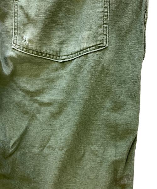 ノーブランド（ノーブランド）ノーブランド (ノーブランド) ベイカーパンツ OG-107 TYPE1 オリーブ サイズ:42×31の古着・服飾アイテム