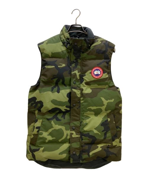 CANADA GOOSE（カナダグース）CANADA GOOSE (カナダグース) ダウンベスト GARSON VEST グリーン サイズ:Mの古着・服飾アイテム