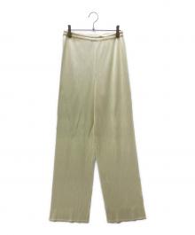 PLEATS PLEASE（プリーツプリーズ）の古着「パンツ」｜イエロー