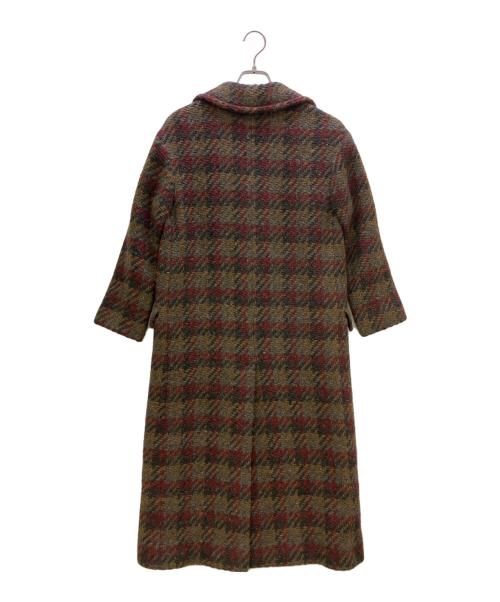 TAGLIATORE（タリアトーレ）TAGLIATORE (タリアトーレ) ヴァージンウールシングルチェスターコート グレー×レッド サイズ:40の古着・服飾アイテム