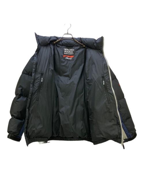 WACKO MARIA（ワコマリア）WACKO MARIA (ワコマリア) NANGA (ナンガ) ダウンジャケット 24AW ライトグレー×ネイビー サイズ:XLの古着・服飾アイテム
