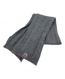 MONCLER（モンクレール）の古着「ヴァージンウールマフラー」｜グレー