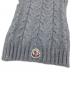MONCLER (モンクレール) ヴァージンウールマフラー グレー：10000円