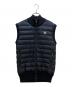 MONCLER（モンクレール）の古着「ニット切替ダウンベスト MAGLIONE TRICOT GILET」｜ネイビー