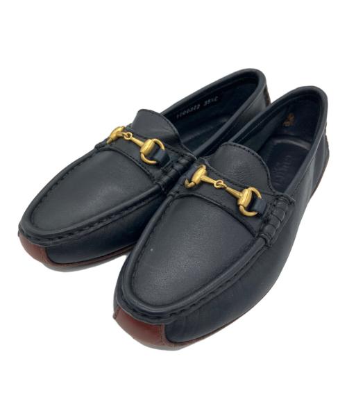 GUCCI（グッチ）GUCCI (グッチ) ローファー ネイビー サイズ:35 1/2 Cの古着・服飾アイテム