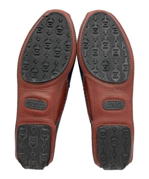 GUCCI（グッチ）GUCCI (グッチ) ローファー ネイビー サイズ:35 1/2 Cの古着・服飾アイテム