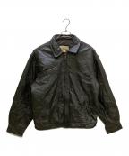 ST JOHN'S BAYセントジョンズベイ）の古着「レザージャケット」｜ブラック