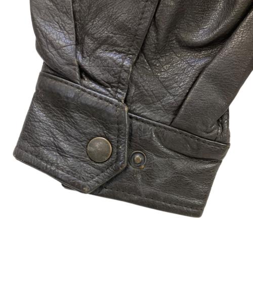 ST JOHN'S BAY（セントジョンズベイ）ST JOHN'S BAY (セントジョンズベイ) レザージャケット ブラック サイズ:Lの古着・服飾アイテム