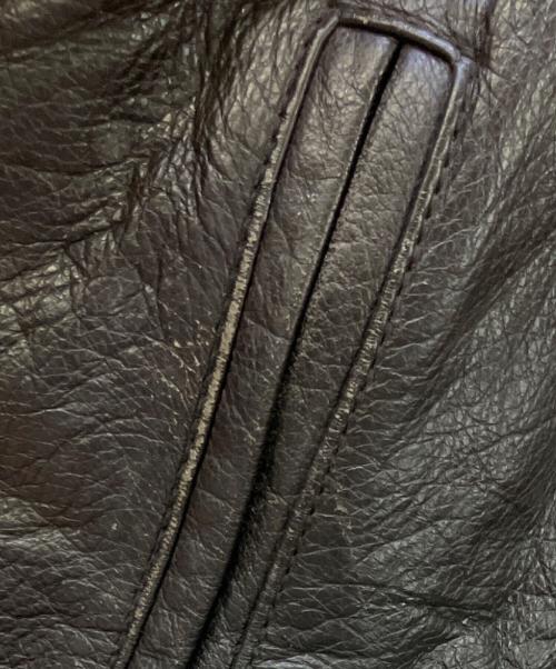 ST JOHN'S BAY（セントジョンズベイ）ST JOHN'S BAY (セントジョンズベイ) レザージャケット ブラック サイズ:Lの古着・服飾アイテム