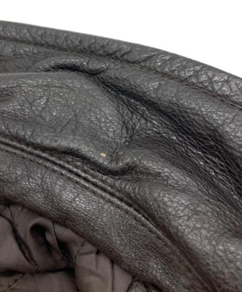 ST JOHN'S BAY（セントジョンズベイ）ST JOHN'S BAY (セントジョンズベイ) レザージャケット ブラック サイズ:Lの古着・服飾アイテム