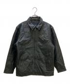 GAPギャップ）の古着「レザージャケット OLD GAP」｜ブラック