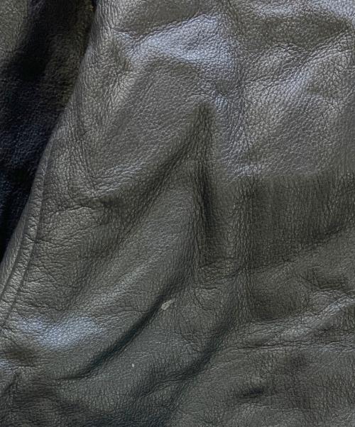 GAP（ギャップ）GAP (ギャップ) レザージャケット OLD GAP ブラック サイズ:XXLの古着・服飾アイテム