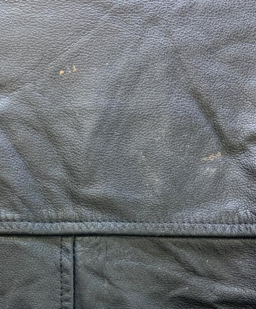 GAP（ギャップ）GAP (ギャップ) レザージャケット OLD GAP ブラック サイズ:XXLの古着・服飾アイテム