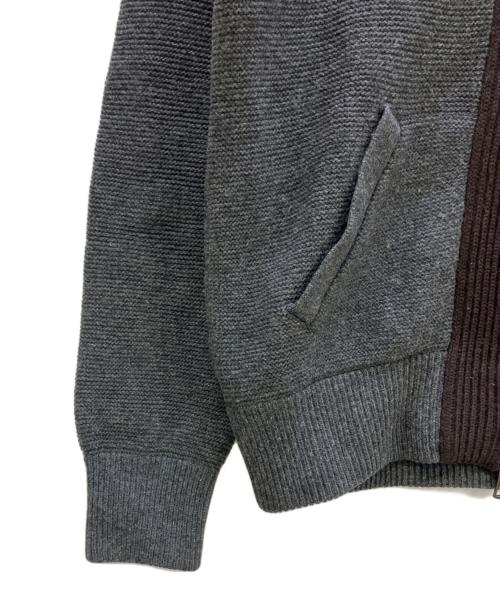MONCLER（モンクレール）MONCLER (モンクレール) MAGLIONE TRICOT CARDIGAN グレー サイズ:Lの古着・服飾アイテム