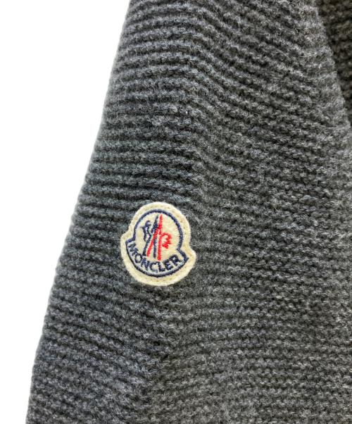 MONCLER（モンクレール）MONCLER (モンクレール) MAGLIONE TRICOT CARDIGAN グレー サイズ:Lの古着・服飾アイテム