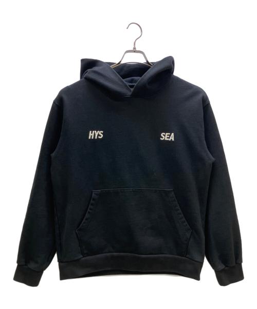 WIND AND SEA（ウィンダンシー）WIND AND SEA (ウィンダンシー) Hysteric Glamour (ヒステリックグラマー) プルオーバーパーカー 23/AW ブラック サイズ:Lの古着・服飾アイテム