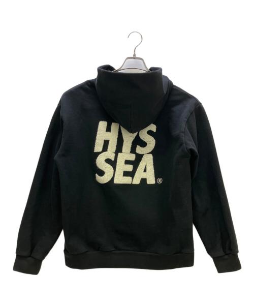 WIND AND SEA（ウィンダンシー）WIND AND SEA (ウィンダンシー) Hysteric Glamour (ヒステリックグラマー) プルオーバーパーカー 23/AW ブラック サイズ:Lの古着・服飾アイテム