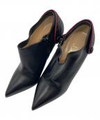 Christian Louboutinクリスチャン・ルブタン）の古着「ブーティ」｜ブラック×レッド