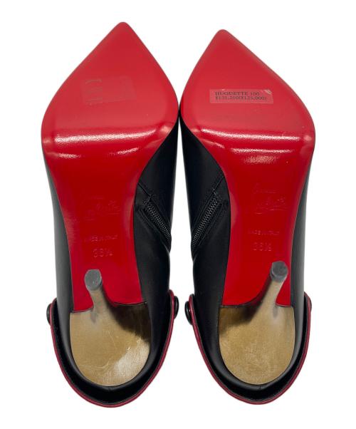 Christian Louboutin（クリスチャン・ルブタン）Christian Louboutin (クリスチャン・ルブタン) ブーティ ブラック×レッド サイズ:23.5cmの古着・服飾アイテム