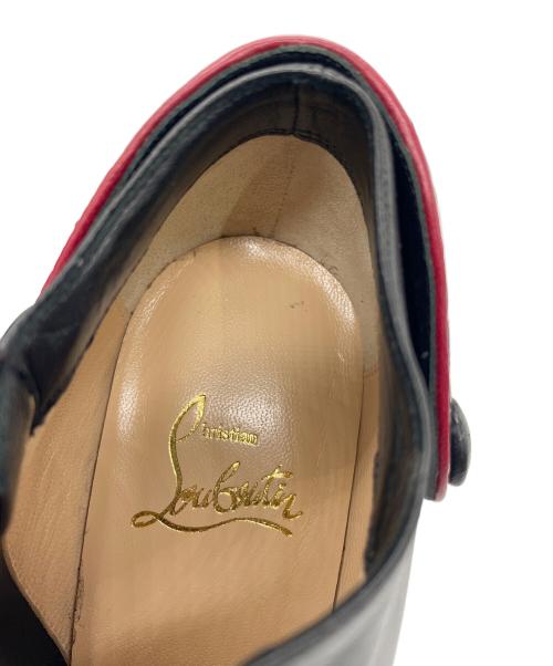 Christian Louboutin（クリスチャン・ルブタン）Christian Louboutin (クリスチャン・ルブタン) ブーティ ブラック×レッド サイズ:23.5cmの古着・服飾アイテム