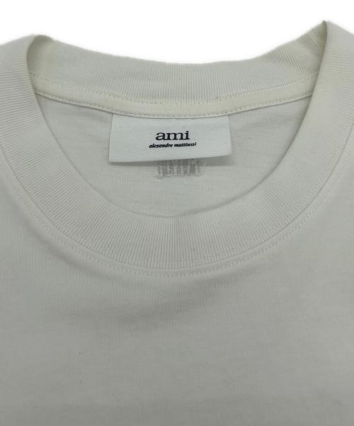 AMI Alexandre Mattiussi（アミアレクサンドルマテュッシ）AMI Alexandre Mattiussi (アミアレクサンドルマテュッシ) 半袖カットソー ホワイト サイズ:XSの古着・服飾アイテム