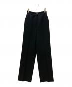 CHANELシャネル）の古着「タックパンツ」｜ブラック