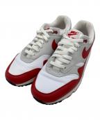 NIKEナイキ）の古着「AIR MAX 90/1 "Sport Red"」｜ホワイト×レッド