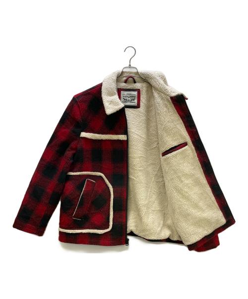 LEVI'S（リーバイス）LEVI'S (リーバイス) ランチャージャケット レッド サイズ:XXLの古着・服飾アイテム