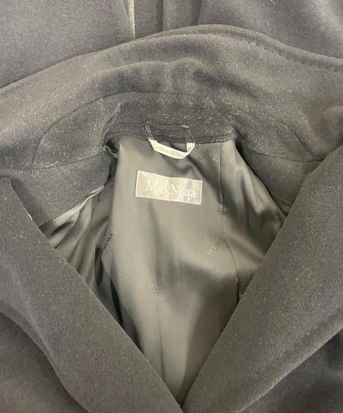 MaxMara（マックスマーラ）MaxMara (マックスマーラ) ウール混コート ブラック サイズ:size36の古着・服飾アイテム