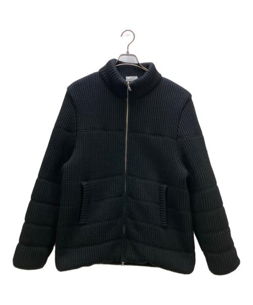 GIANNI VERSACE（ジャンニ・ヴェルサーチ）GIANNI VERSACE (ジャンニ・ヴェルサーチ) ニットジャケット ブラック サイズ:46の古着・服飾アイテム