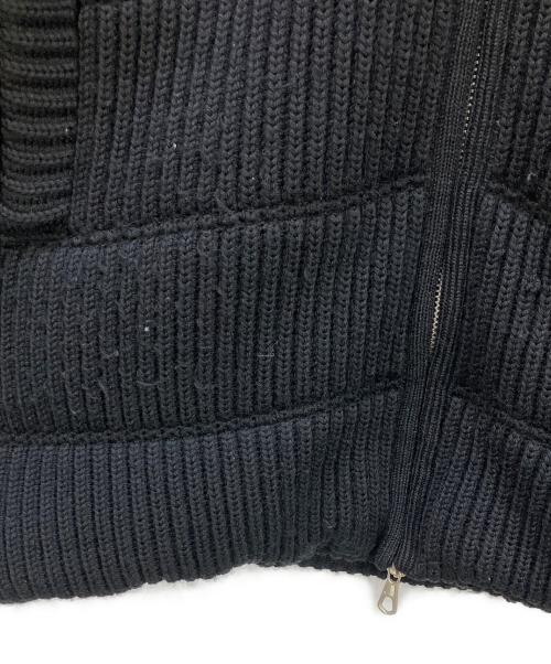 GIANNI VERSACE（ジャンニ・ヴェルサーチ）GIANNI VERSACE (ジャンニ・ヴェルサーチ) ニットジャケット ブラック サイズ:46の古着・服飾アイテム