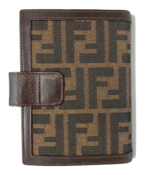 FENDI（フェンディ）FENDI (フェンディ) 手帳カバー ブラウンの古着・服飾アイテム
