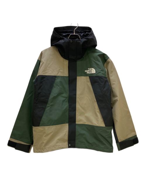 THE NORTH FACE（ザ ノース フェイス）THE NORTH FACE (ザ ノース フェイス) マウンテンパーカー グリーン×ベージュ サイズ:Lの古着・服飾アイテム
