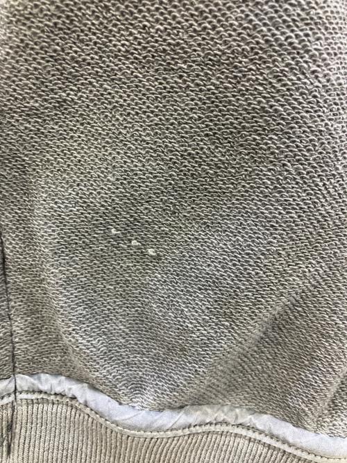 DIESEL（ディーゼル）DIESEL (ディーゼル) レイヤード ボンバージャケット グレー サイズ:Lの古着・服飾アイテム