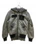DIESEL (ディーゼル) レイヤード ボンバージャケット グレー サイズ:L：19000円