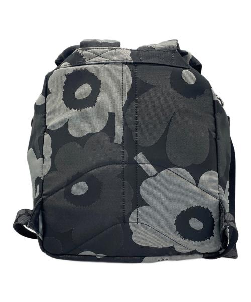marimekko（マリメッコ）marimekko (マリメッコ) バックパック ブラック×グレーの古着・服飾アイテム
