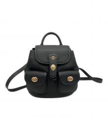 COACH（コーチ）の古着「リュック ハドリー」｜ブラック