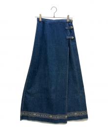 Hysteric Glamour（ヒステリックグラマー）の古着「ラップスカート」｜インディゴ