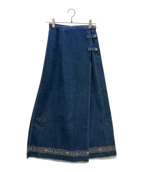 Hysteric Glamour（ヒステリックグラマー）Hysteric Glamour (ヒステリックグラマー) ラップスカート インディゴ サイズ:Freeの古着・服飾アイテム