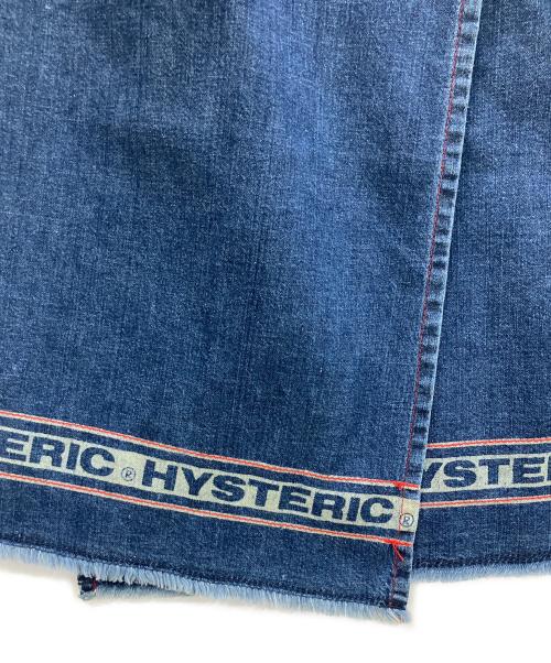 Hysteric Glamour（ヒステリックグラマー）Hysteric Glamour (ヒステリックグラマー) ラップスカート インディゴ サイズ:Freeの古着・服飾アイテム