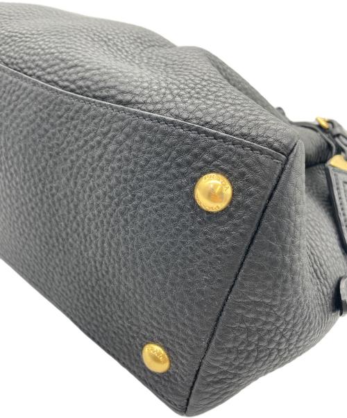 PRADA（プラダ）PRADA (プラダ) 2WAYボストンバッグ ブラックの古着・服飾アイテム