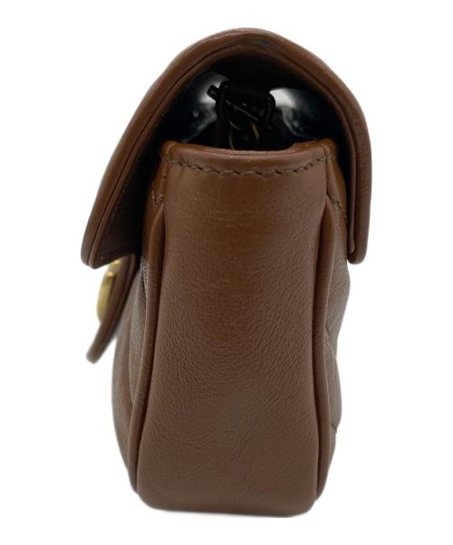 GUCCI（グッチ）GUCCI (グッチ) ショルダーポーチ ブラウンの古着・服飾アイテム