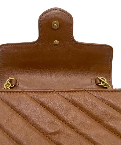 GUCCI（グッチ）GUCCI (グッチ) ショルダーポーチ ブラウンの古着・服飾アイテム