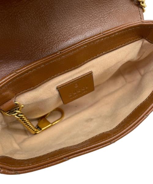 GUCCI（グッチ）GUCCI (グッチ) ショルダーポーチ ブラウンの古着・服飾アイテム