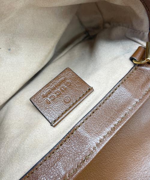 GUCCI（グッチ）GUCCI (グッチ) ショルダーポーチ ブラウンの古着・服飾アイテム