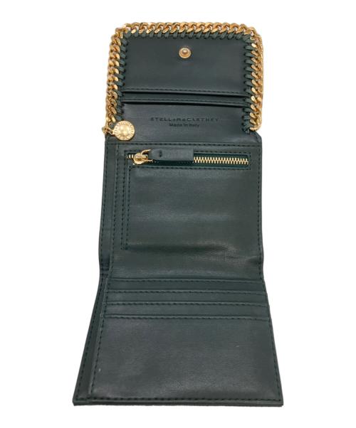 STELLA McCARTNEY（ステラマッカートニー）STELLA McCARTNEY (ステラマッカートニー) 3つ折り財布 FALABELLA SHAGGY DEER ブラックの古着・服飾アイテム
