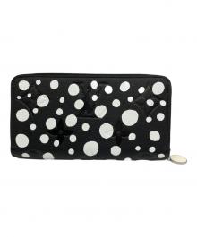 LOUIS VUITTON×草間彌生（ルイ ヴィトン×クサマヤヨイ）の古着「ラウンドジップ長財布	モノグラム・アンプラント ジッピーウォレット」